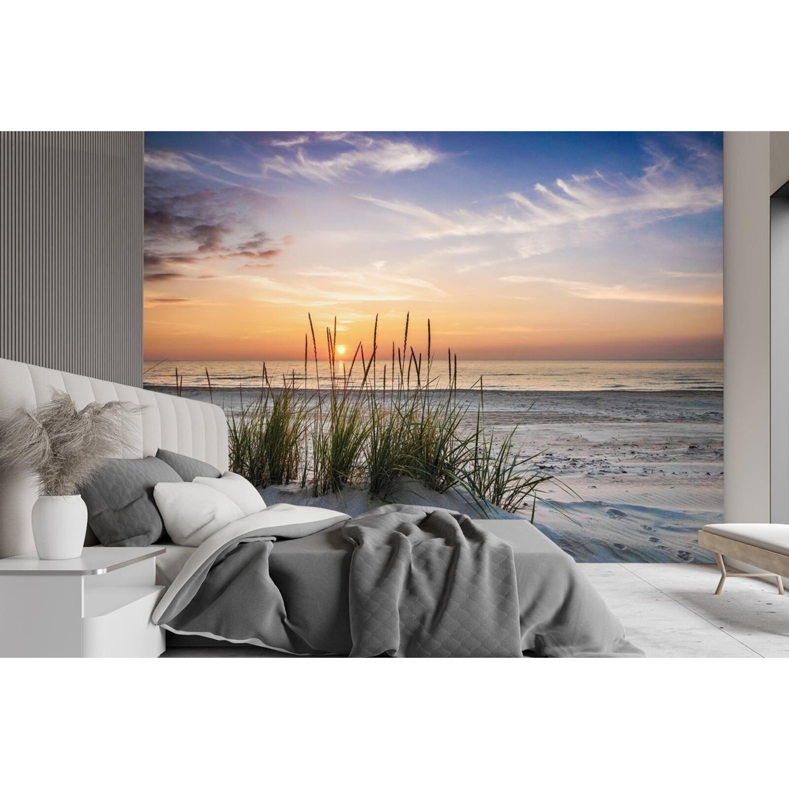 Papier peint coucher de soleil sur la plage - 400 x 280 cm - 2
