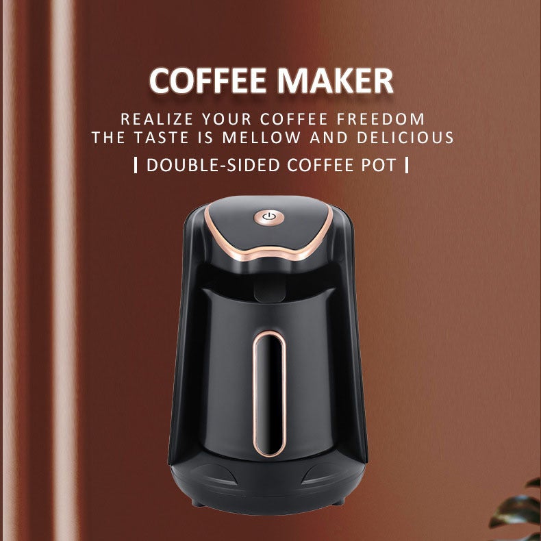 Wifehelper Cafetière Turque Électrique 300 Ml 600W – Acier Inoxydable Premium, Chauffage Rapide Et Sans Déversement