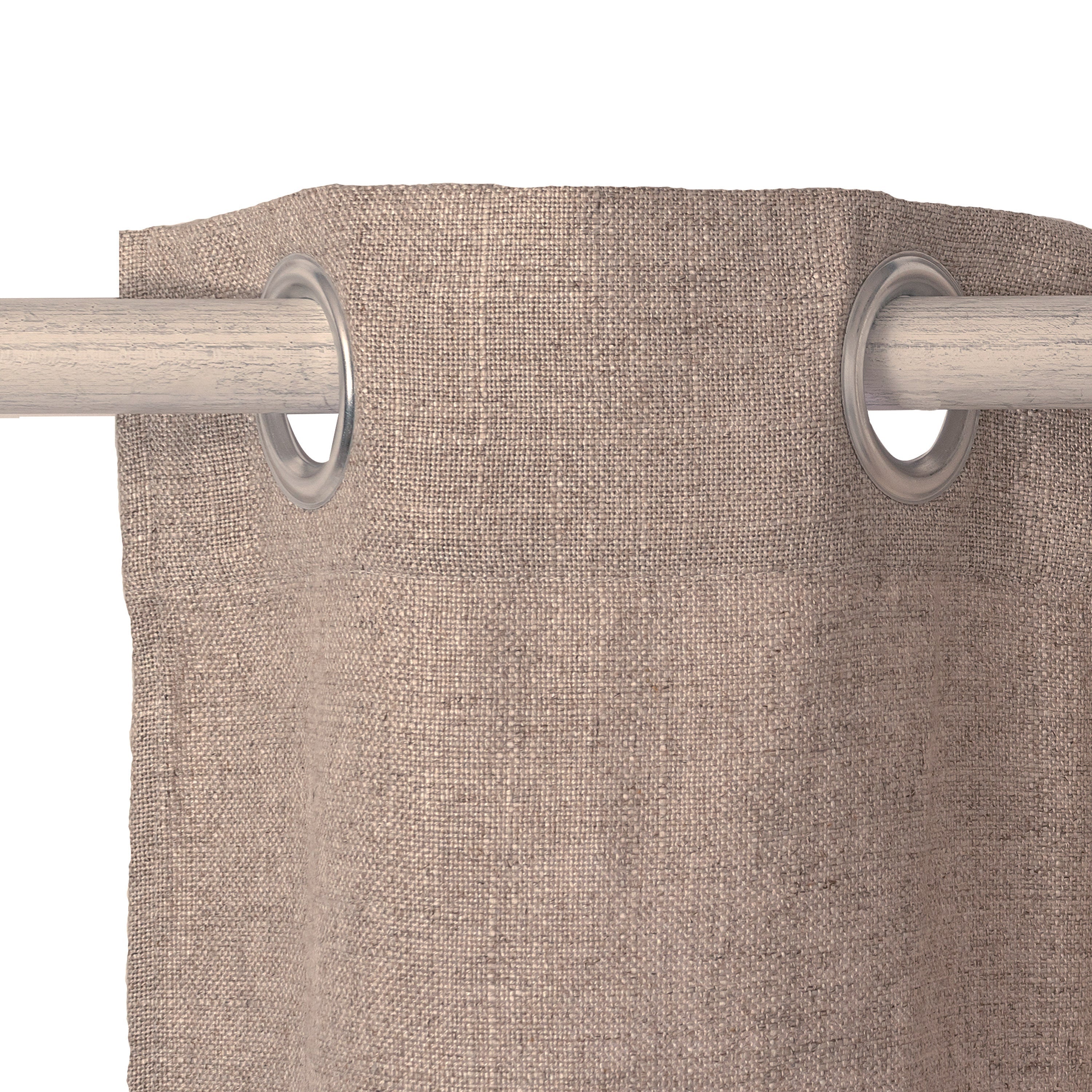 Basic Cortina lino 140x280 cm Natural - 4