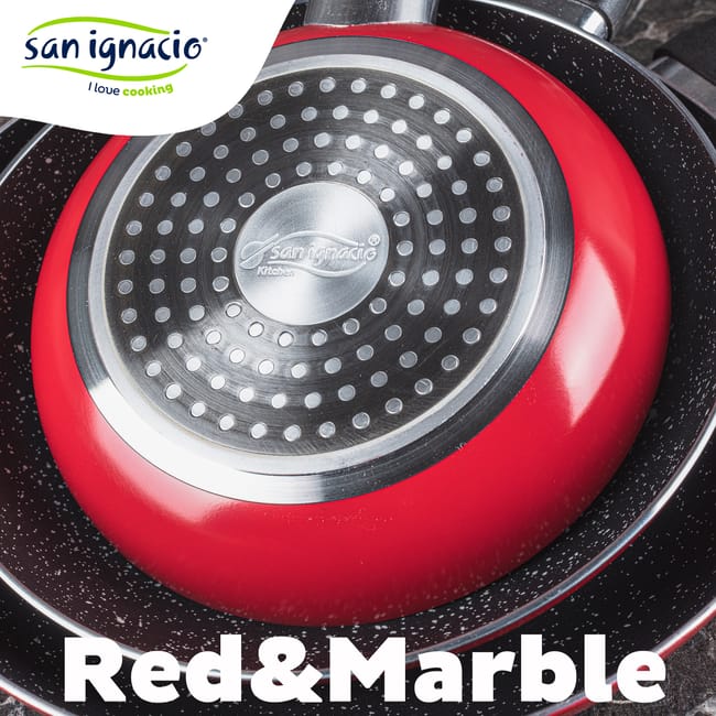 Set di 3 padelle San Ignacio 162024cm + utensili da Set di 3 padelle San Ignacio 162024cm + utensili da