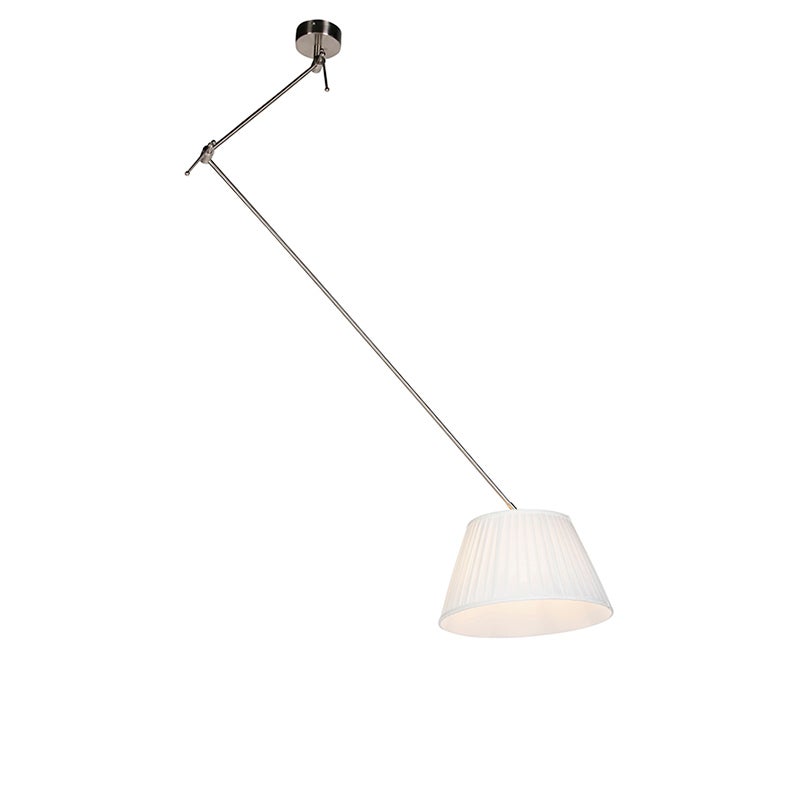 Qazqa classic-antique lampa wisząca - Blitz - stal, max. 60w, kompatybilny z żarówką LED, e27, 39cm oświetlenie wewnętrzne
