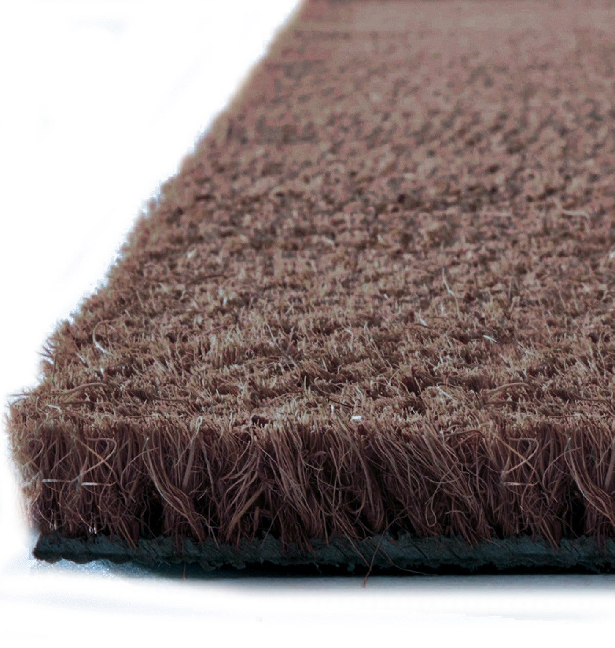 Paillasson Coco Naturel 100x200 cm Coloré Antidérapant Sur Mesure Tapis D'Entrée Marron - 2