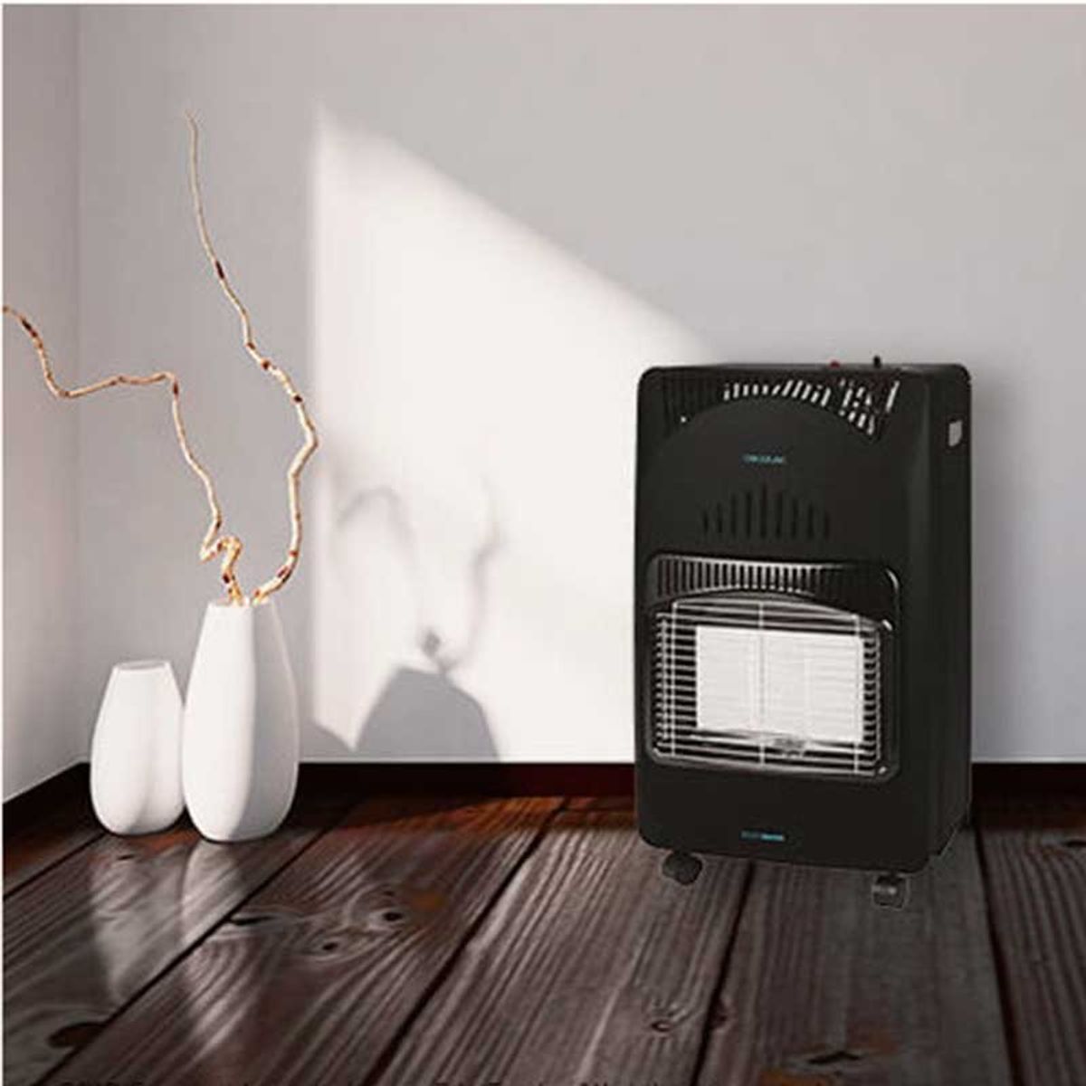 Chauffage à Gaz Butane Pliable Cecotec Ready Warm 4200 Slim Fold - 4200W, Triple Sécurité, Pour Bouteilles Jusqu'à 15kg - 6