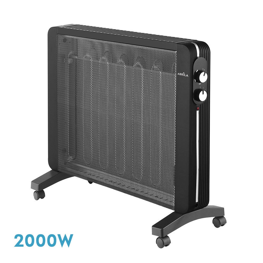 Termoconvettore Elettrico Alpina 2000W | Stufa Portatile Con 3 Livelli Di Potenza (750/1250/2000W) E Termostato Regolabile, Silenzioso Per Ambienti Fino A 15 M²