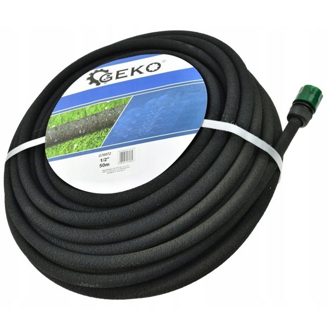 Tuyau D'irrigation Microporeux 15m 1/2' Répartiteur En T 2 Raccords Surface Sous Terre Jardin Fleurs Plantes Tuyau Arrosage Goutte A Goutte 98299311