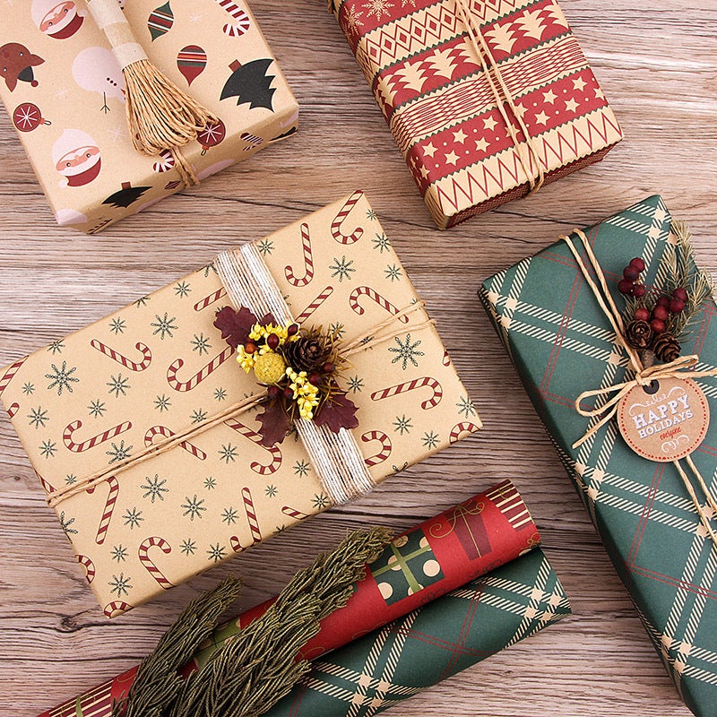 lot-de-6-papiers-d-emballage-cadeaux-de-no-l-papier-kraft-recyclable