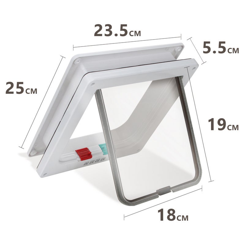PetSafe 4 vias aba para cães Porta para gatos Porta para cães Porta para animais de estimação - 2