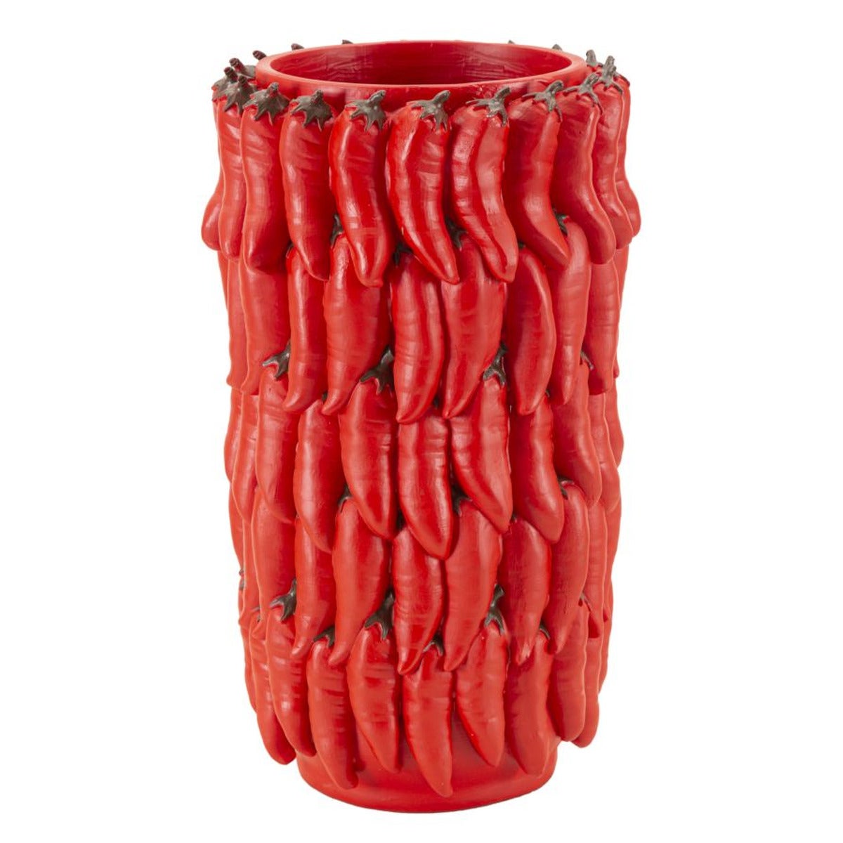 Wazon Dekoracyjny Chilli, Poliżywica, Czerwony, Seven Design