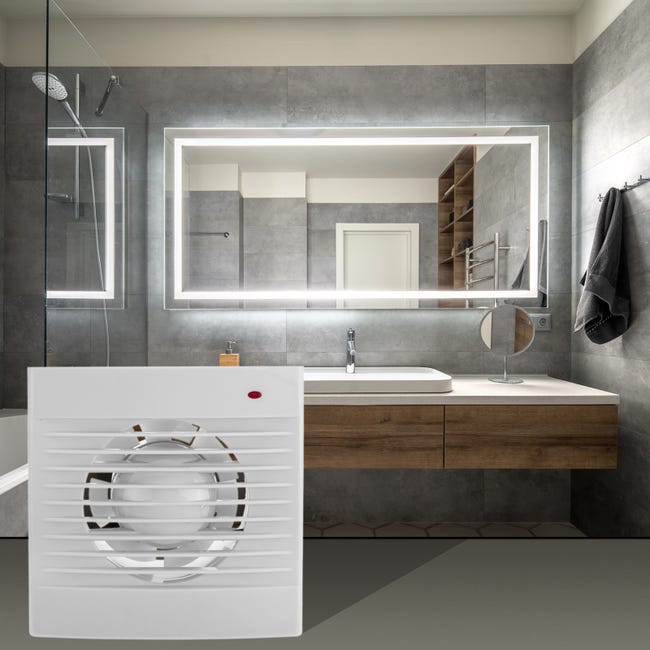 EUROPLAST Ventilatore da bagno con diaetro di 100 , per la EUROPLAST Ventilatore da bagno con diaetro di 100 , per la