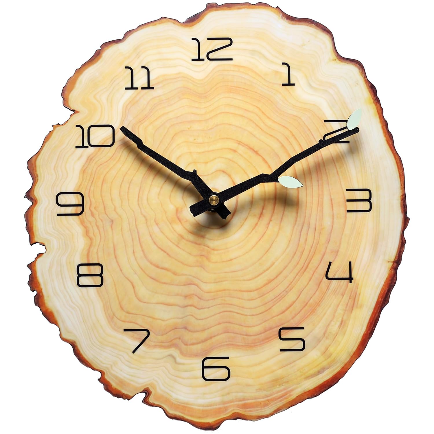 Orologio Da Parete In Legno Di Betulla Skyline London, Design Moderno, Prodotto In Germania, 30x30 Cm - 4