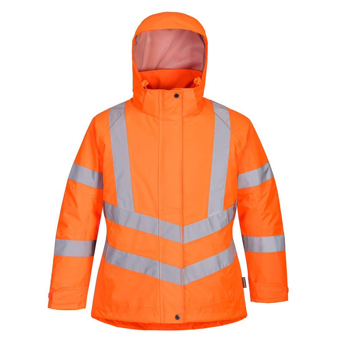 Parka de travail hiver haute visibilité matelassée Femme Portwest Orange Fluo XL - 3