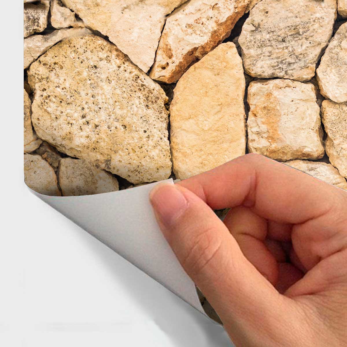 Adesivi pietra di Corrèze - Sticker adesivo - adesivi murali - 50x50cm - 4