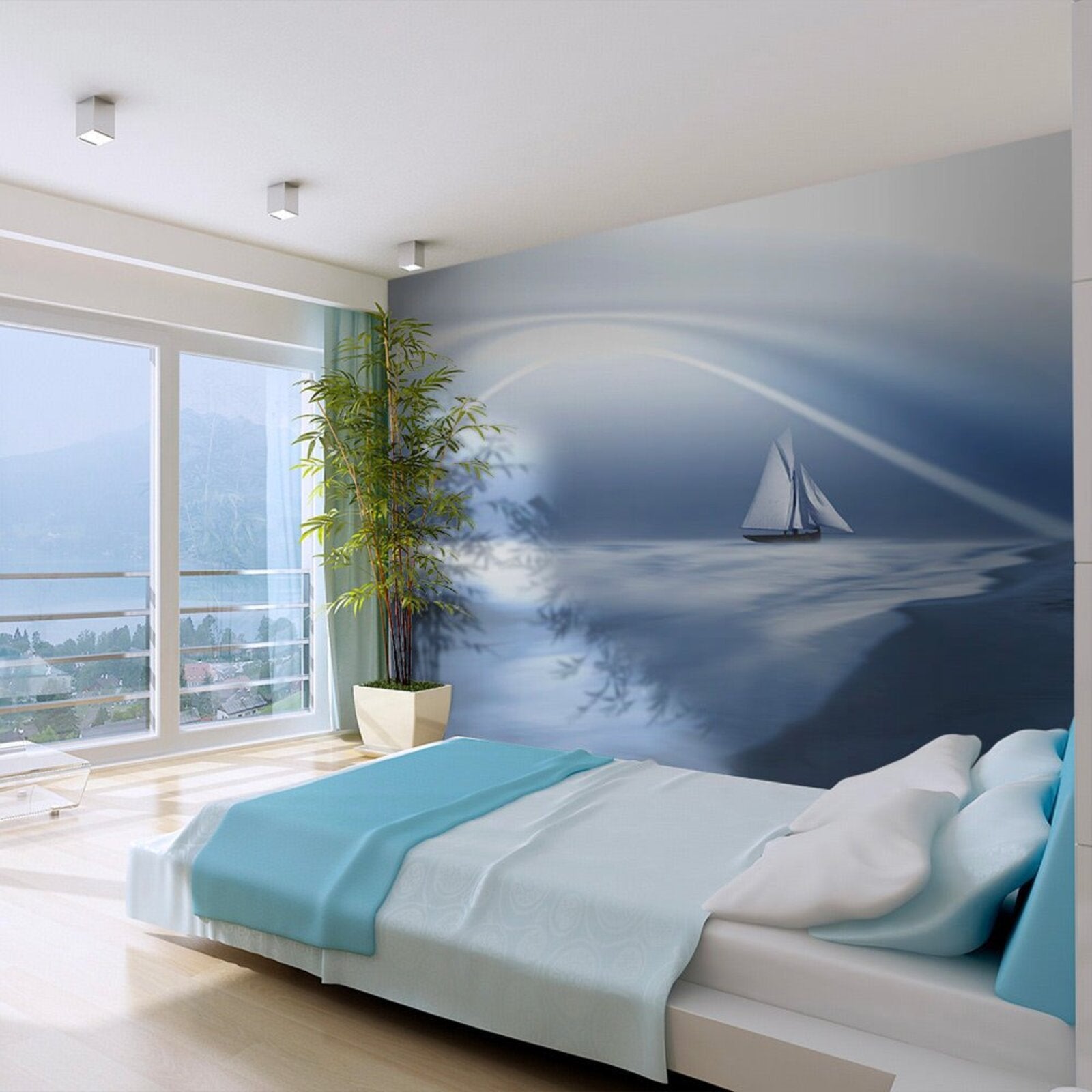 Papier peint voile solitaire à la dérive - 250 x 193 cm | Leroy Merlin