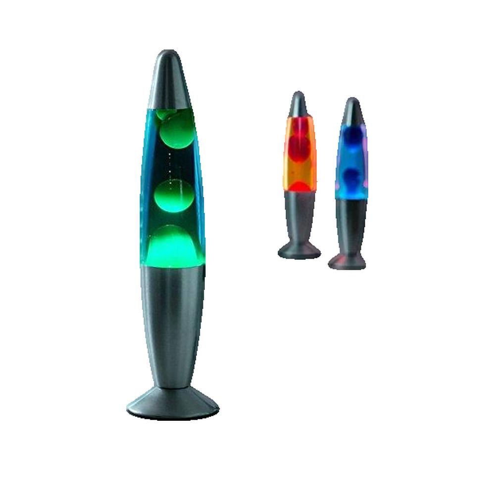 Lampka stołowa northix Magma Lava LED Czerwona 25W 34cm
