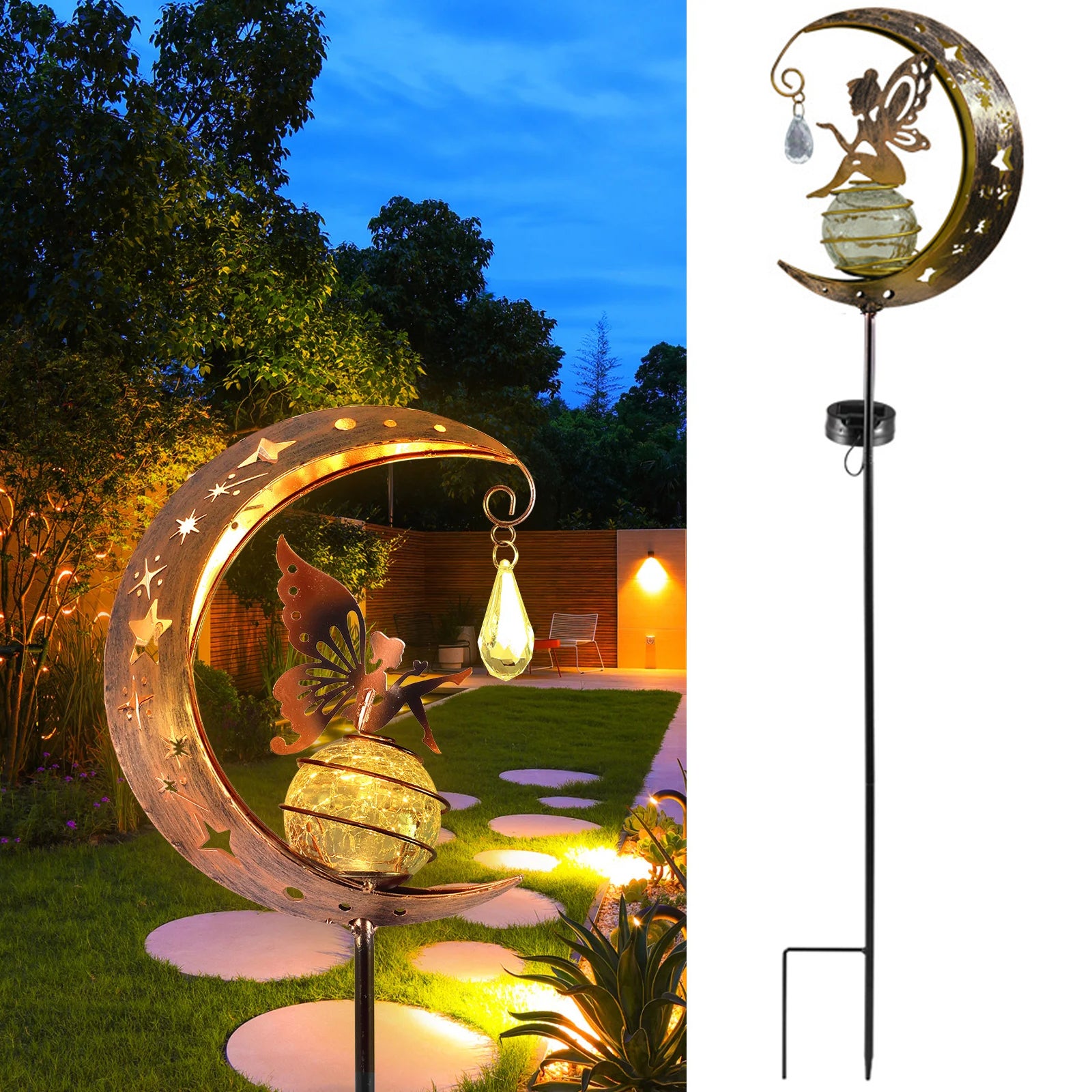 Luci Per Ombrellone Da Esterno Ad Energia Solare Luci Per Ombrellone A LED Per Decorazioni Per Feste In Giardino Sulla Spiaggia, Luce Calda | Leroy Merlin - Foto 7