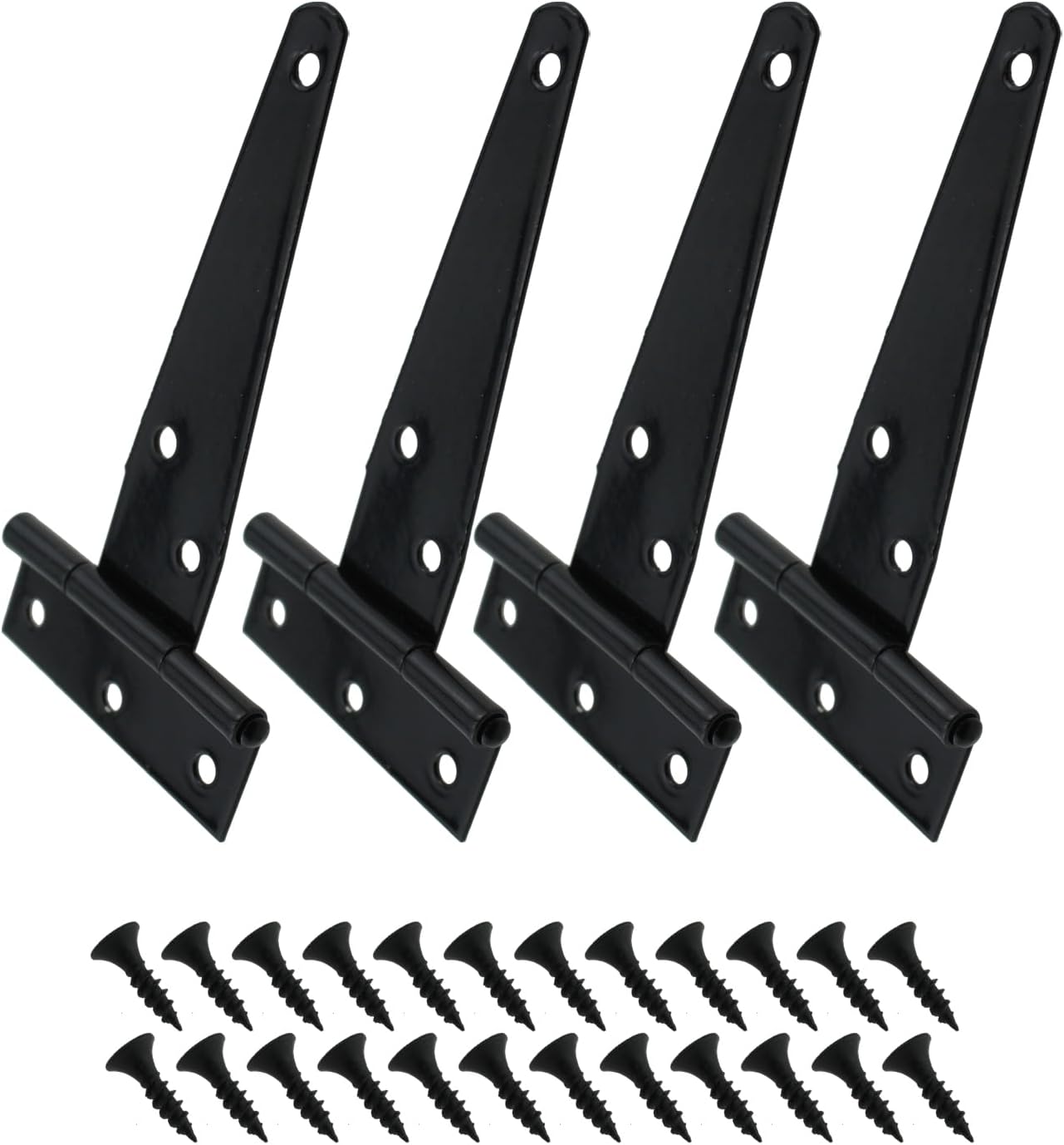 MINI CHARNIÈRES DE porte d'armoire noires fiables pack de 10 charnières