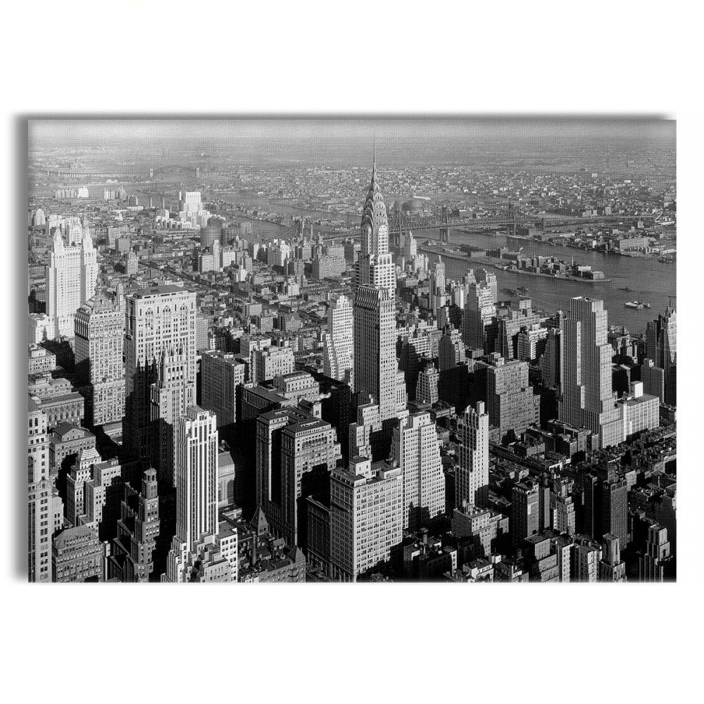 New York Retro - Obraz na płótnie na drewnianej ramie 70X100 CM