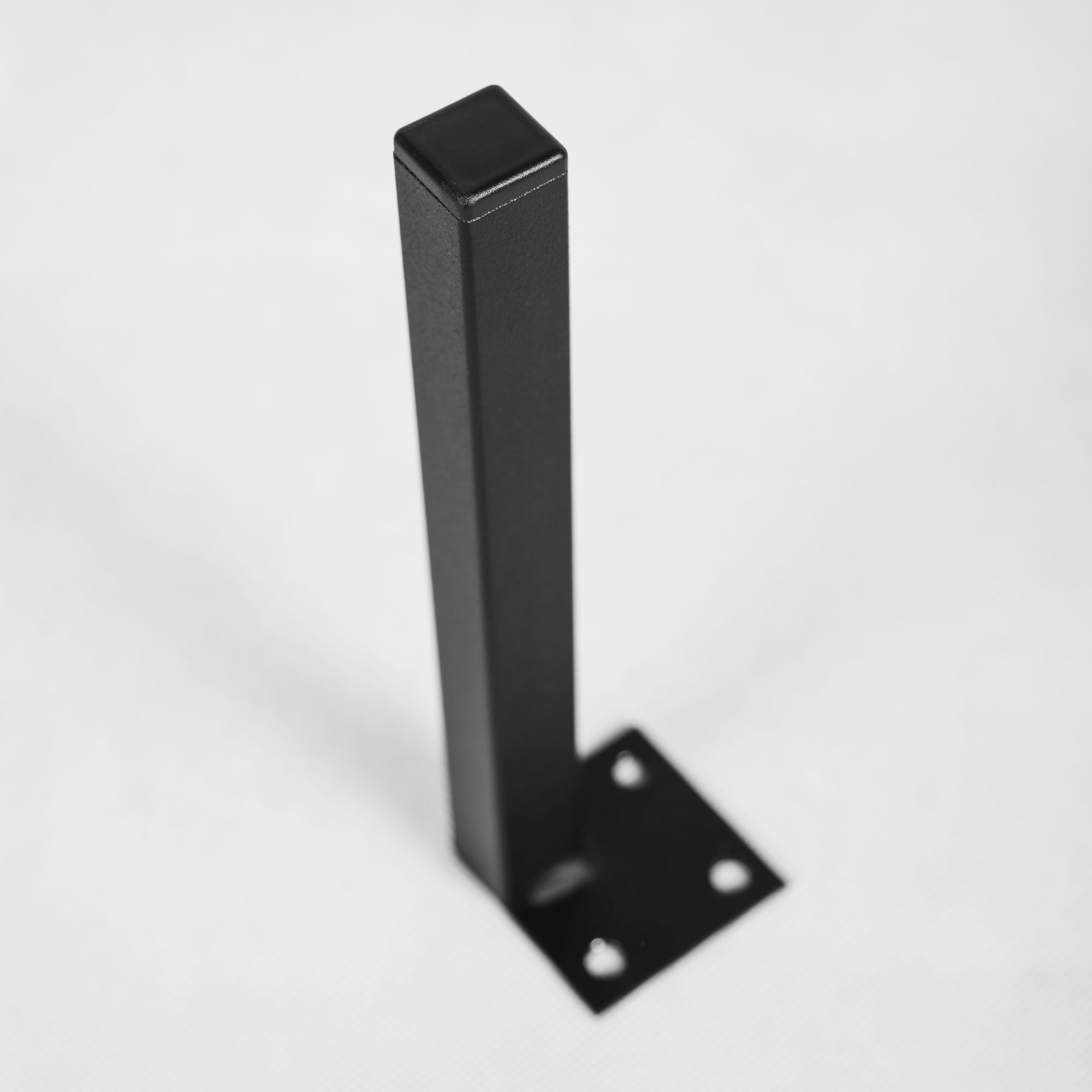 4 un. Pied carré noir pour meuble de salle de bain FURNIDEA en métal h: 15 cm - 7