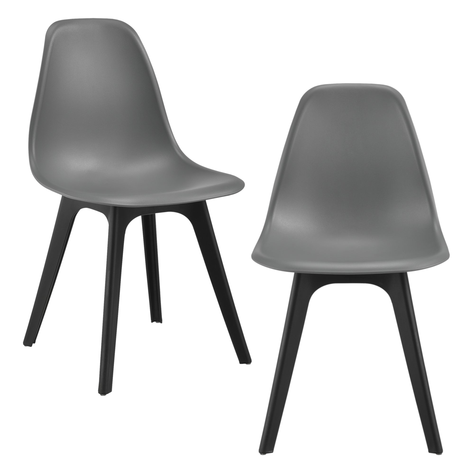 Lot De 2 Chaises Miniatures Violettes à L'échelle 1/6 - Meubles Pour Maison De Poupée - Plastique Et Métal - Hauteur 7-13 Cm