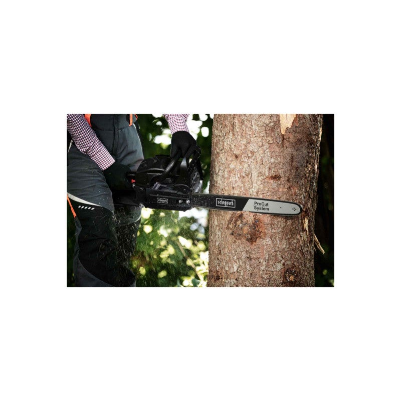 Scheppach Tronconneuse Thermique CSH46 | Moteur 2T De 46cm3 | Chaine Et