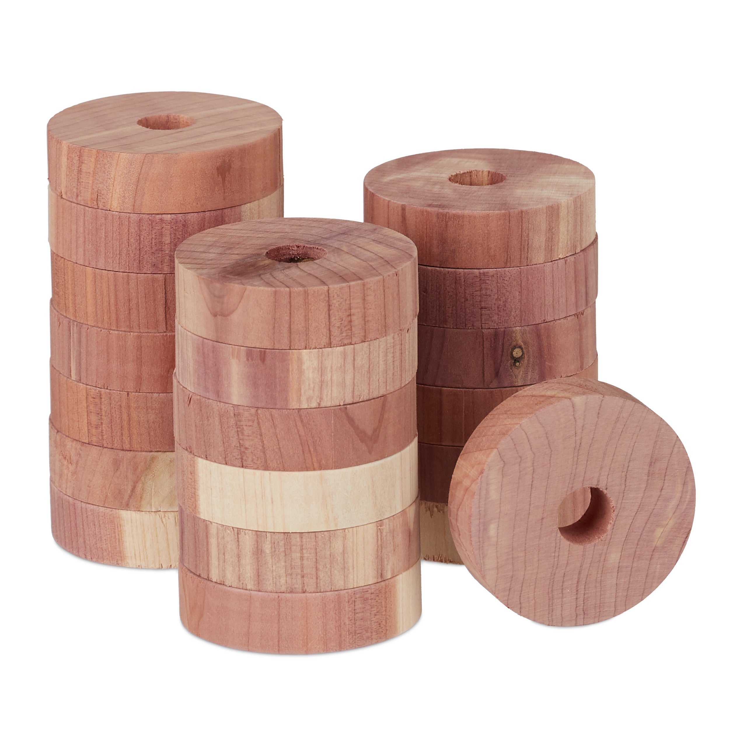 24 Pezzi Di Legno Di Cedro Naturale Per Armadio: Antitarme Efficace, Profumato E Riutilizzabile - Proteggi I Vestiti In Modo Naturale! - 4