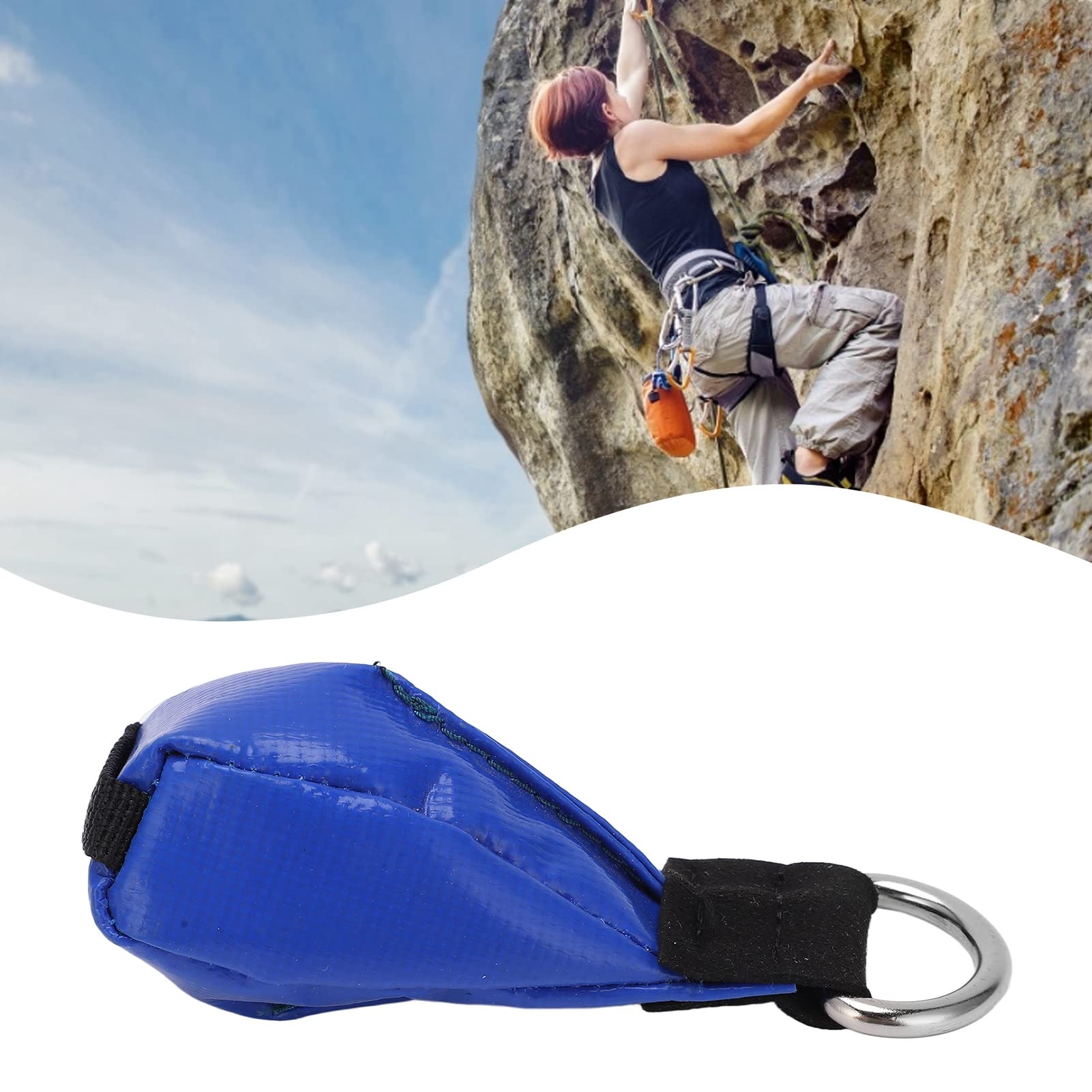 Sac De Lancer De Corde Pour Escalade - Nylon, Poids 257g, Anneau Métal, Pour Arbres Et Rochers - 8
