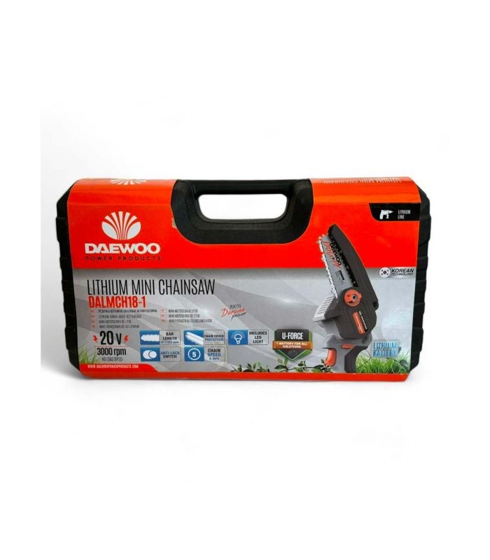 Elagueuse sans fil 18V avec 2 batteries et chargeur, lame 8 cm - DAEWOO DALMCH18-1 KITB - 7