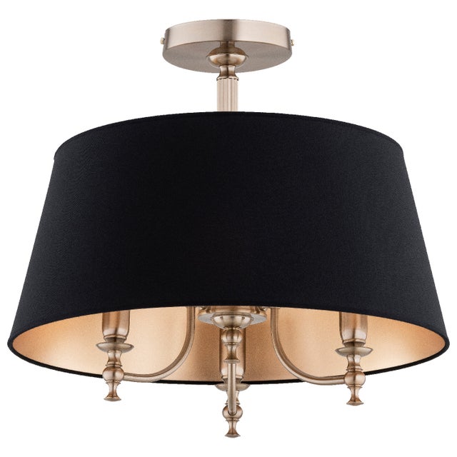 Lampa wisząca Rosetta złoto-czarna 3xE14x10W wym: 48 x 55 x 55 cm metal Alfa