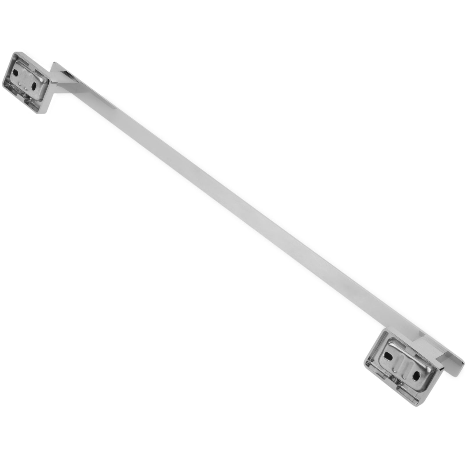 Barra cromata portasciugamani per accessori da bagno 45 cm - 3