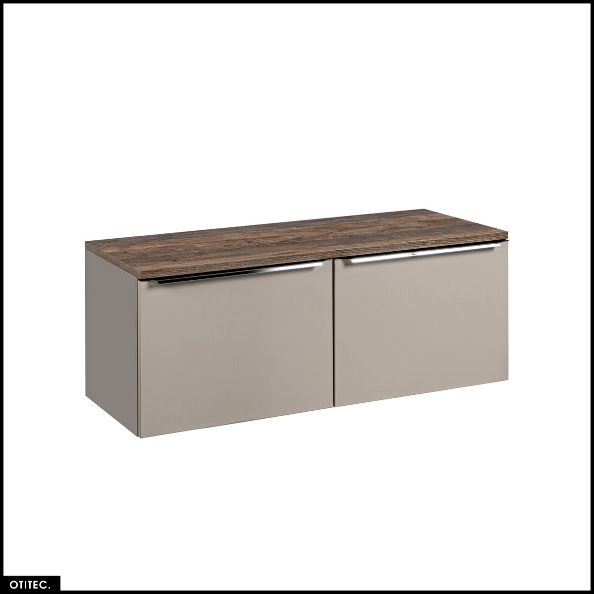 Muebles bajo lavabo - 120 cm - con tablero - bold taupe