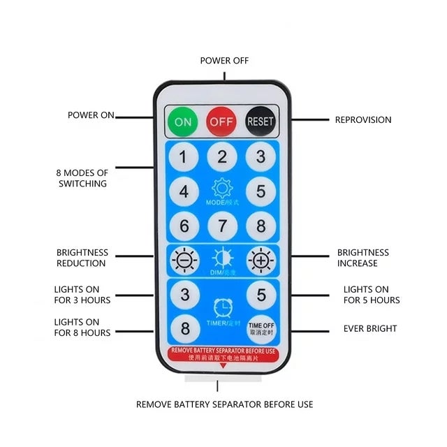 Luci natalizie solari per esterni, albero di Natale decorativo antipioggia per patio, luci natalizie a cascata, impermeabili - 3