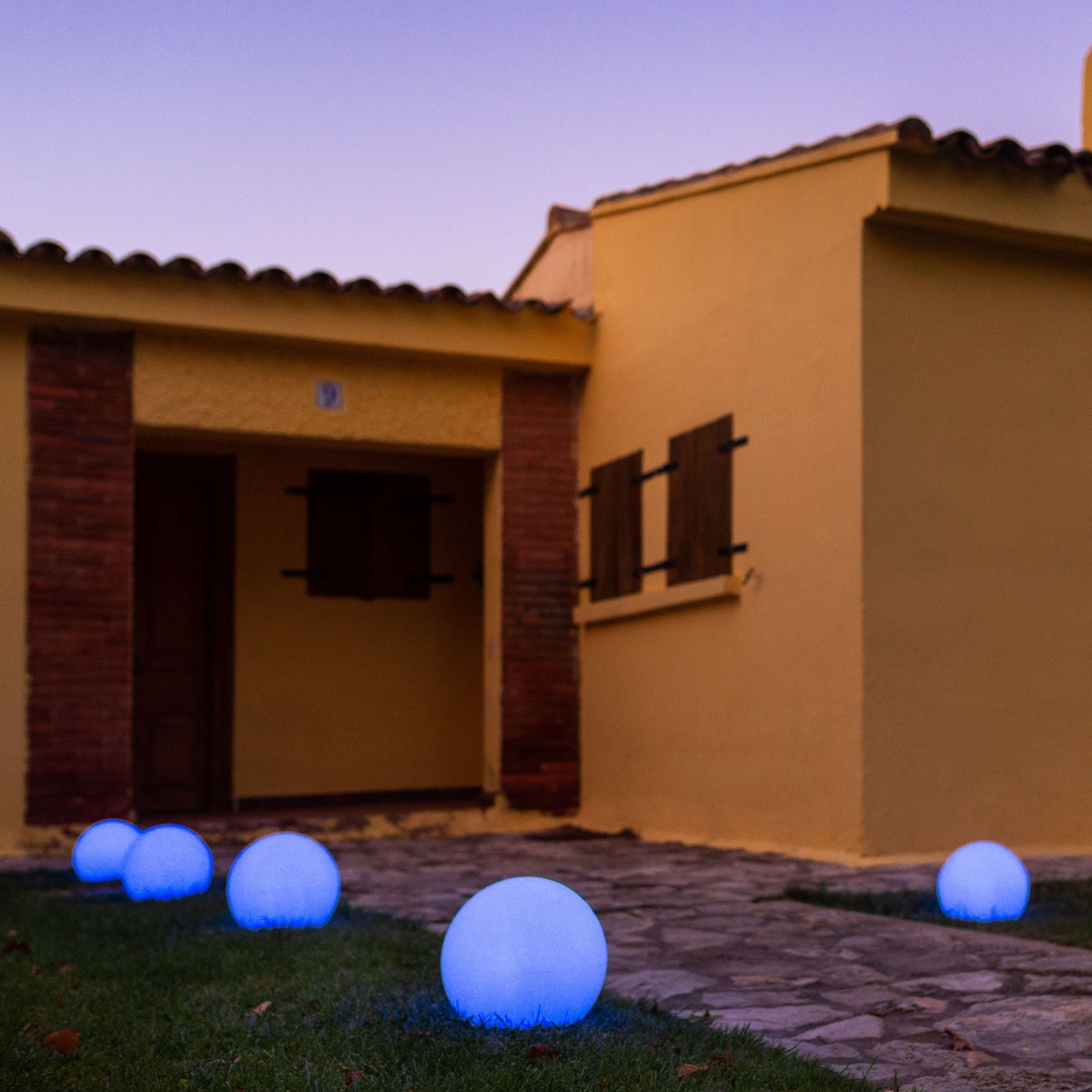 Bola com luz 'Lua' Ø30x27cm - 7