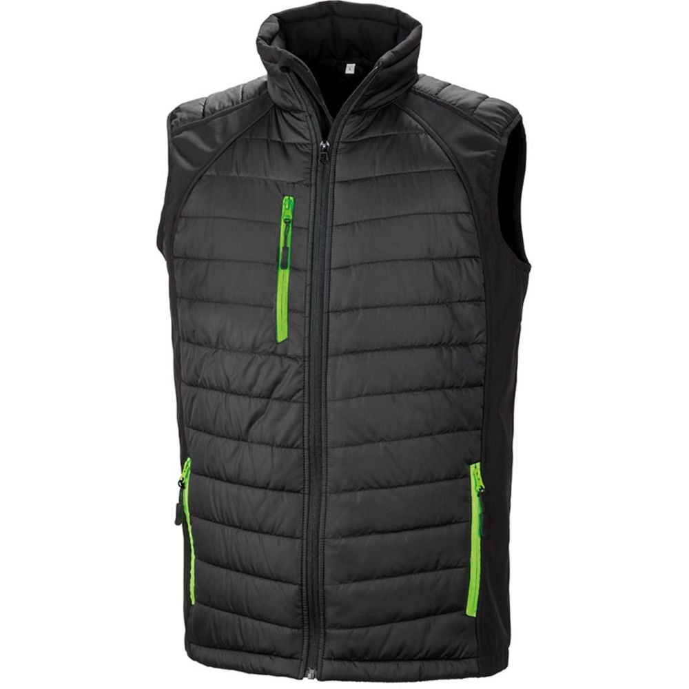 Gilet Matelassé REWARD Homme – Taille M – Bleu/noir Avec Logo – Occasion TB