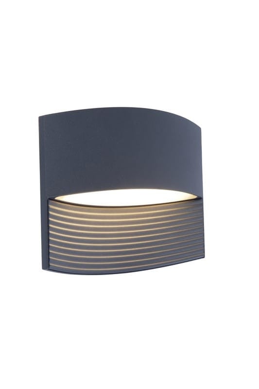 Kinkiet zewnętrzny LOTUS LED 11W Ciepła biel 500lm antracytowo-biały wym:14x6,4x18cm IP54 Lutec