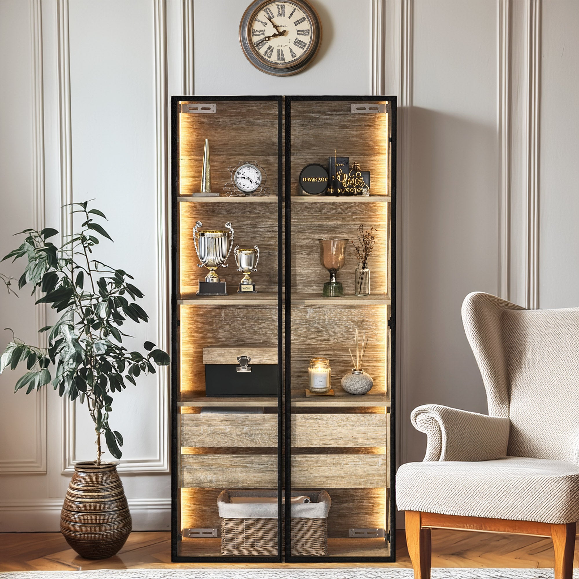 Armoire cabinet médical 1 porte vitrée - Matériel médical