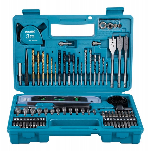 Makita Coffret MAKITA de 18 forets cylindriques pour Bois, Acier et