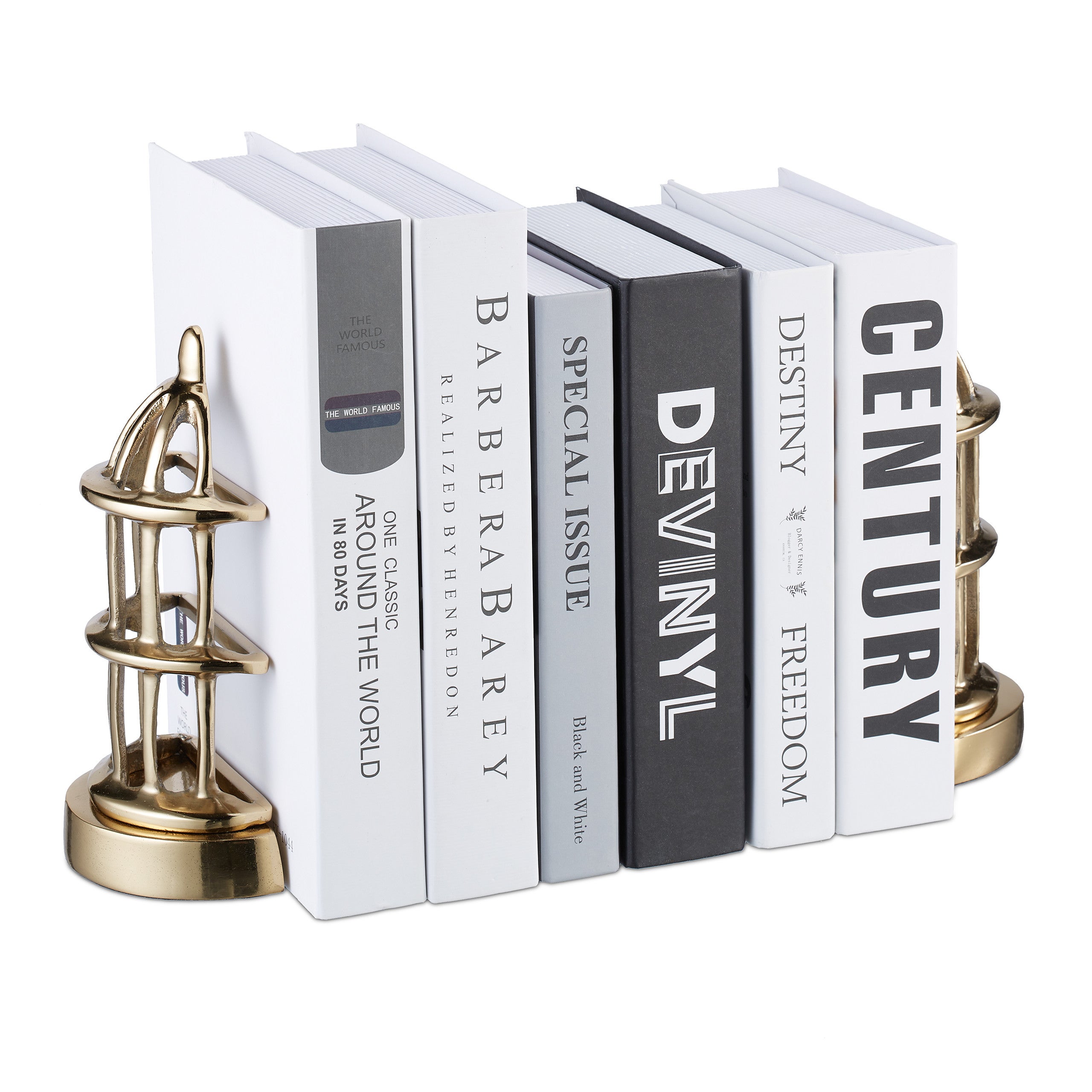 Serre-Livres En Métal Robuste Noir - Lot De 3 Cale-Livres Élégants Pour Étagères, Bibliothèque Et Bureau, Parfaits Pour Livres Lourds