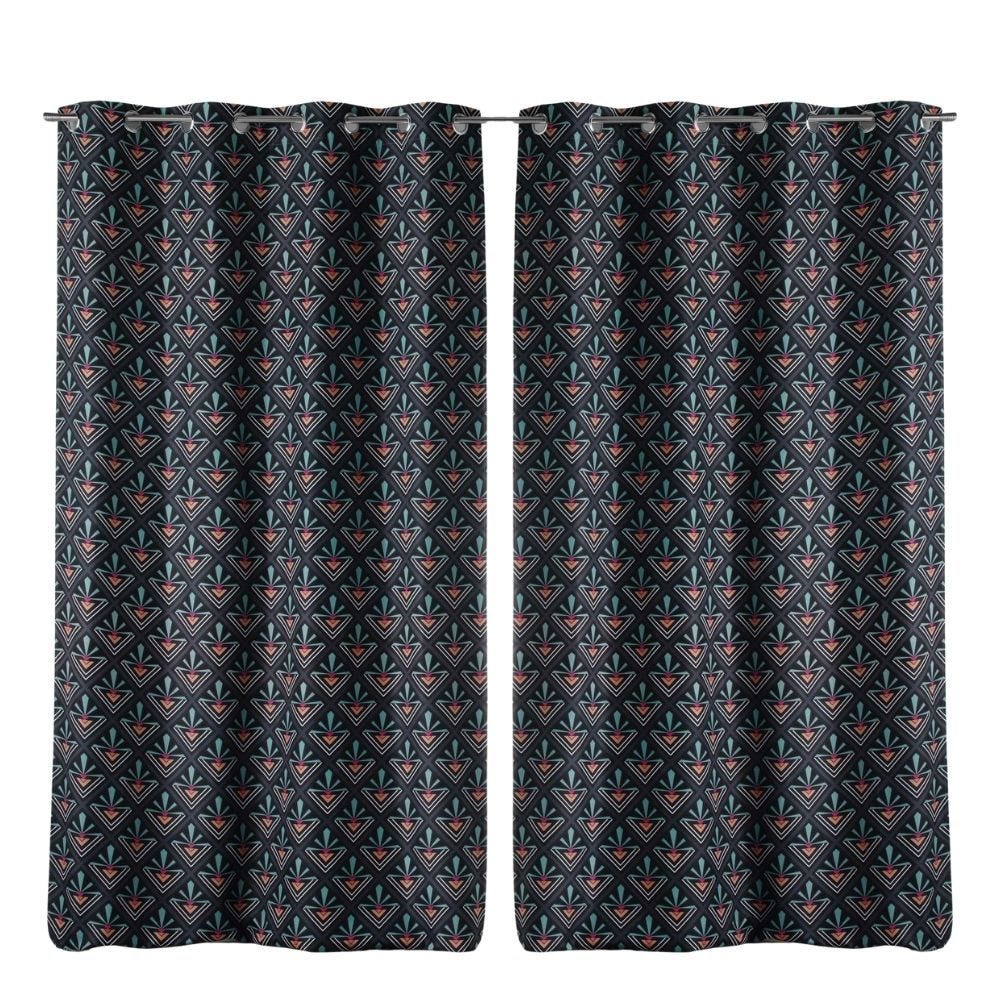 RIDEAU - DOUBLE RIDEAUX Lot de 2 Rideaux Voilages à Œillets - Dégradé RIDEAU - DOUBLE RIDEAUX Lot de 2 Rideaux Voilages à Œillets - Dégradé