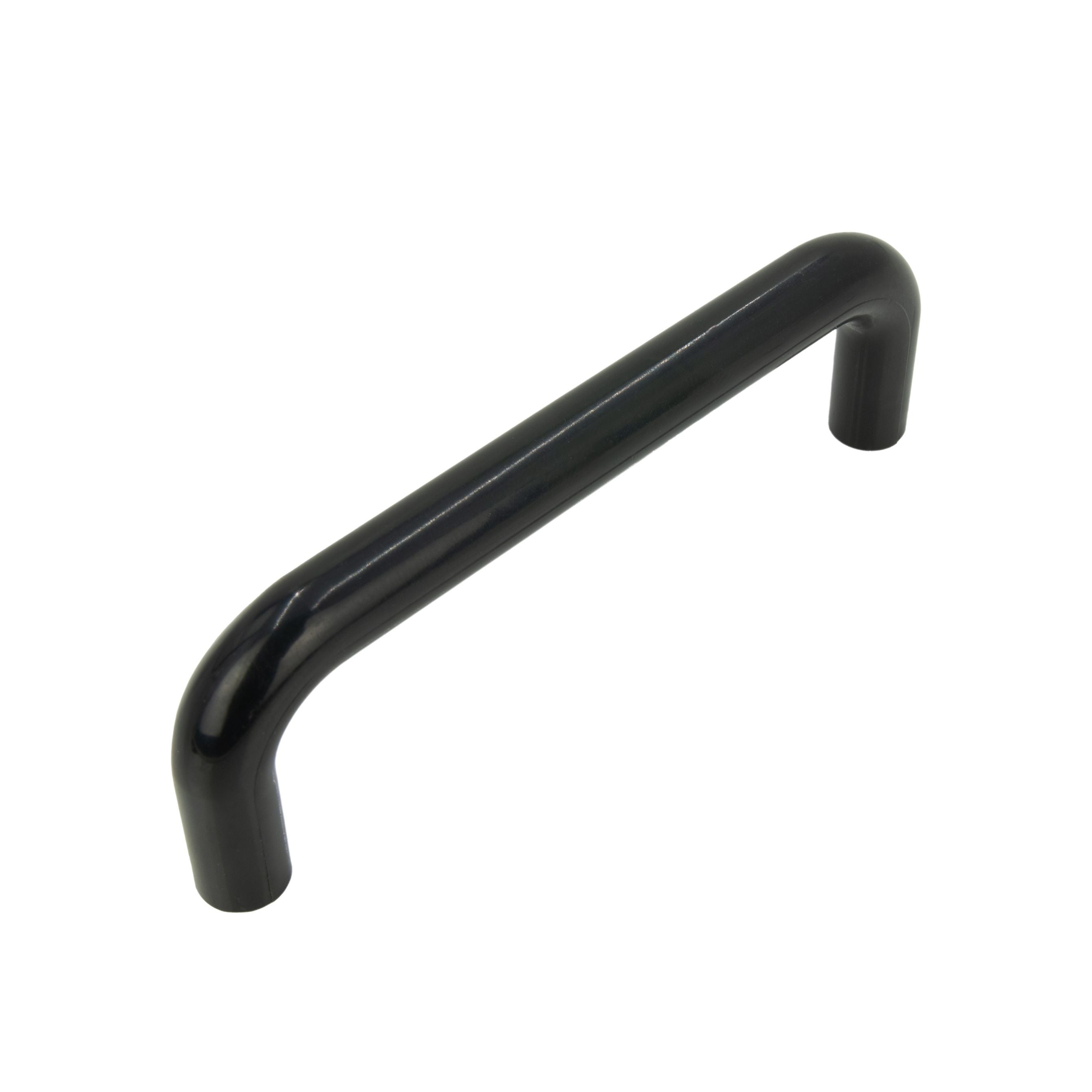 Uchwyt meblowy czarny 96 mm plastikowy uchwyt