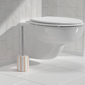 Brosse WC Design Porcelaine - Décorations Toilettes