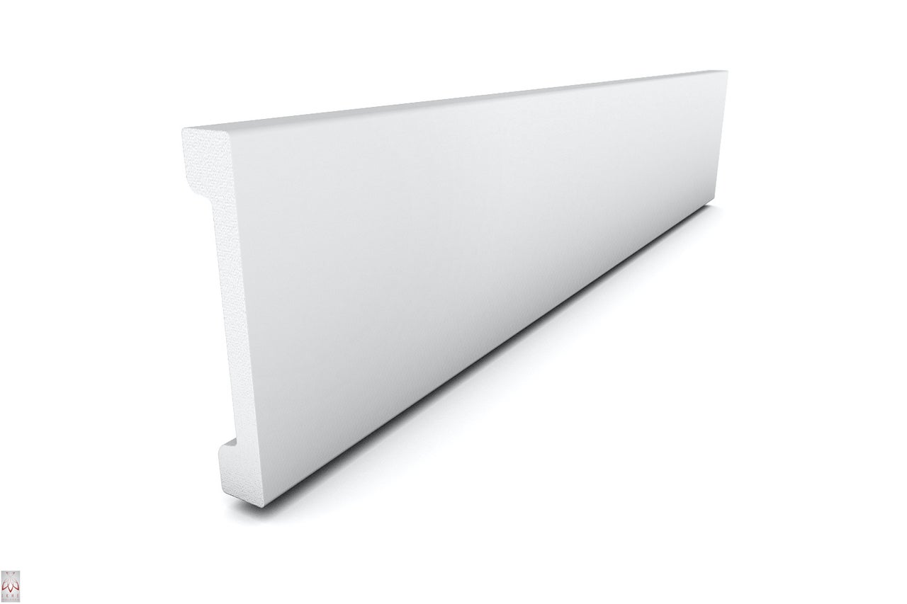 Plinthes 1 pièce / 2 mètres plinthe plinthe - blanc - matériau dur - décoration - mur - sol - plafond DP6 - 2