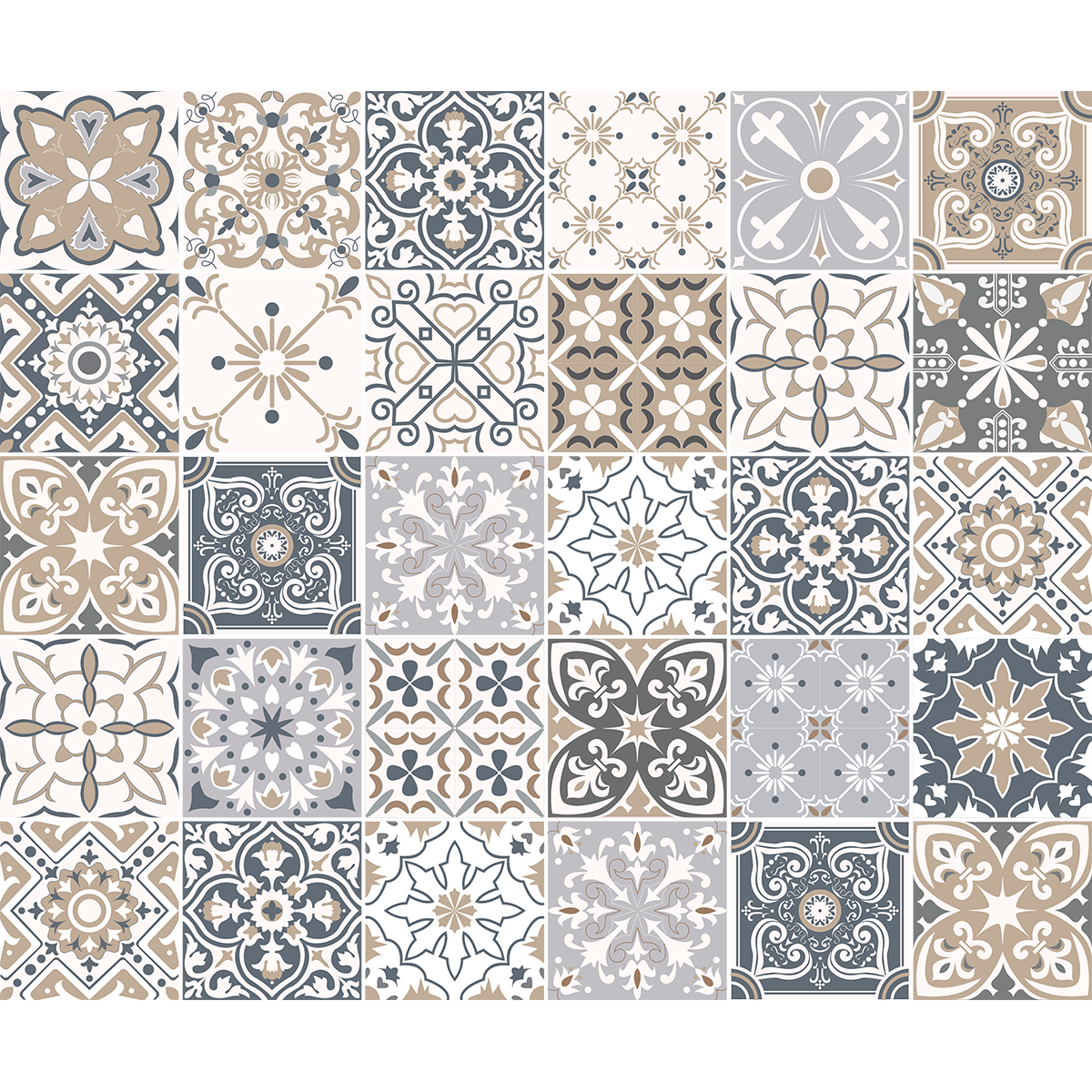 30 vinilo baldosas azulejos paviecia - adhesivo de pared - revestimiento sticker mural decorativo - 30stickers10x10cm - 2