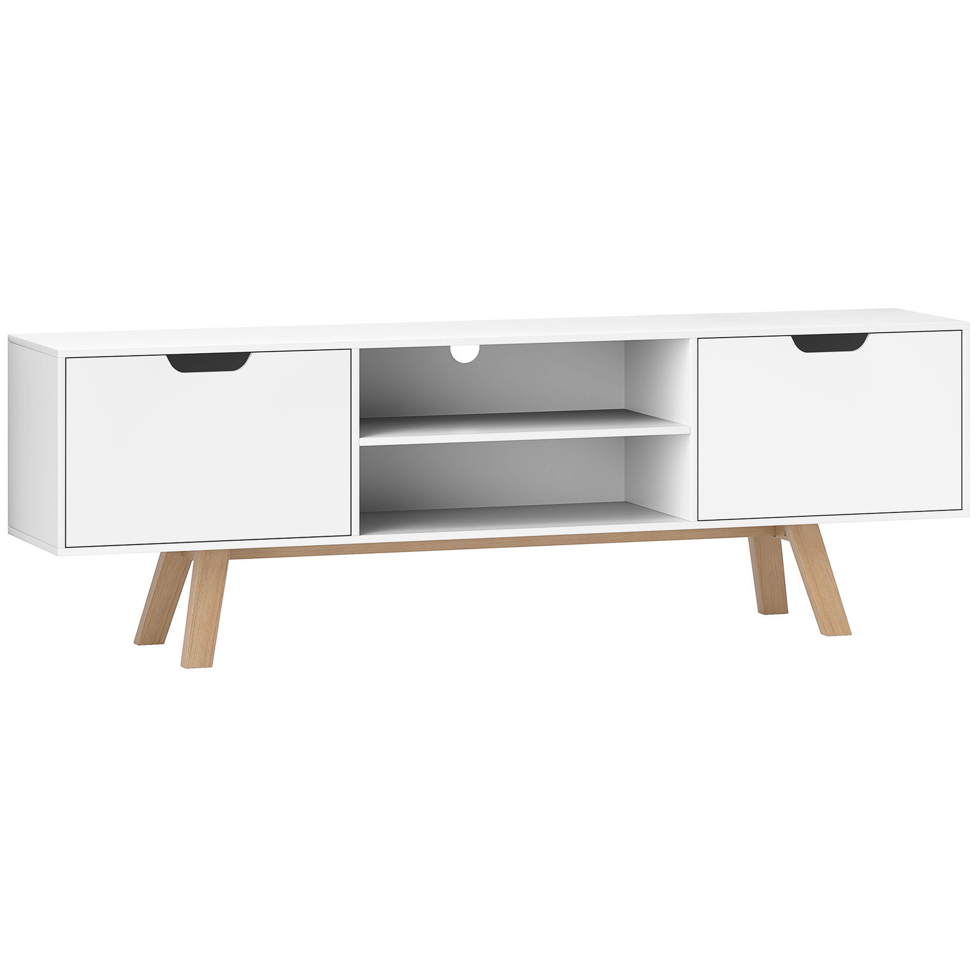 Pemberly Row Meuble TV d'Angle en Bois Style Ferme pour Téléviseurs jusqu'à 52 Pouces en Gris Pemberly Row Meuble TV d'Angle en Bois Style Ferme pour Téléviseurs jusqu'à 52 Pouces en Gris