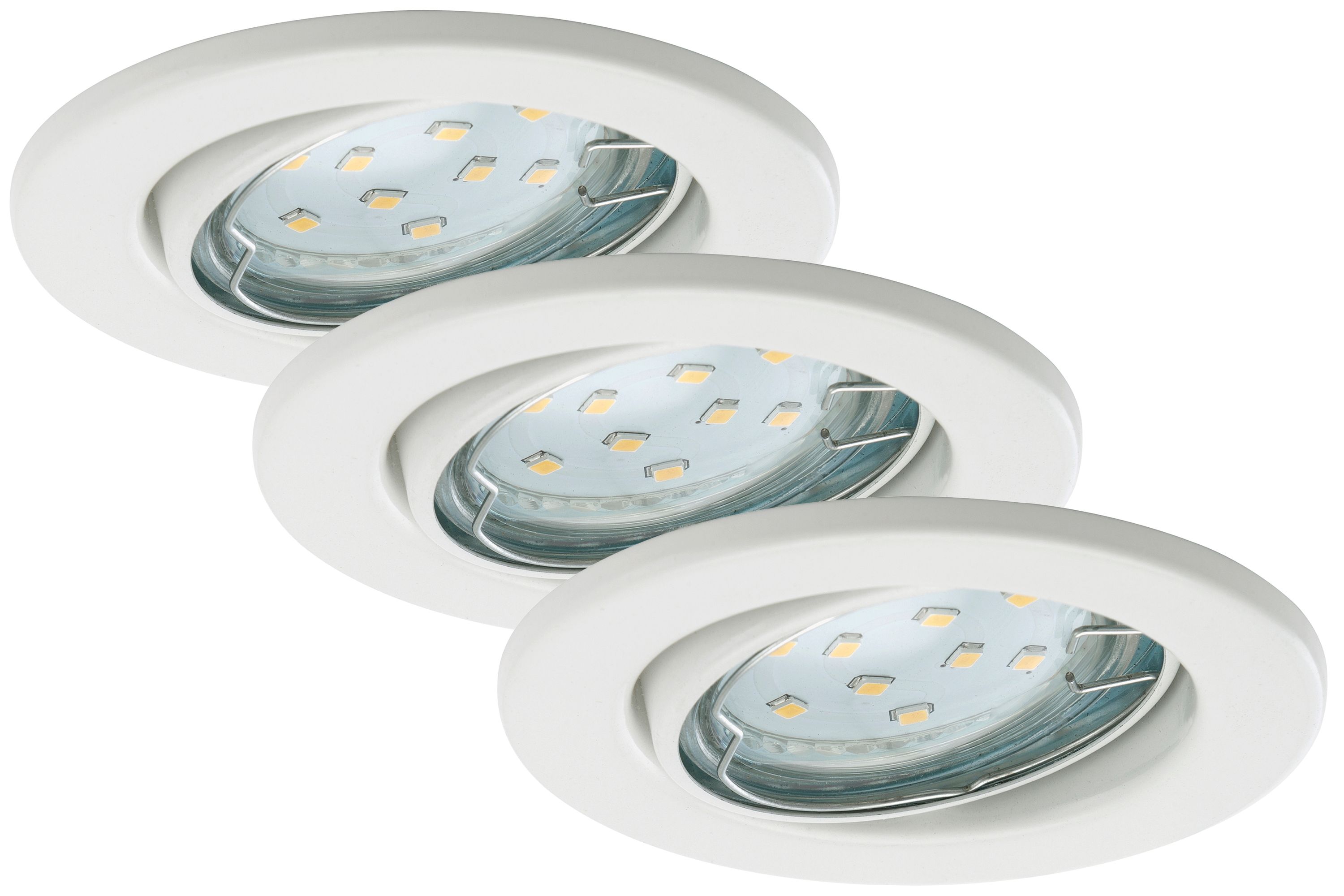 Lampe LED à pince BRILONER LEUCHTEN SIMPO, 3 W, 250 lm, IP20, nickel