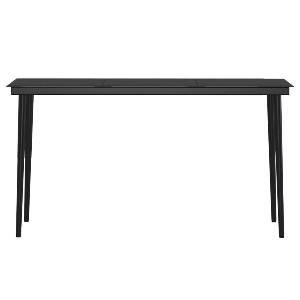 Cuscini per mobili da giardino per sala da pranzo 5 pezzi beige/nero 02_0014616 - 4