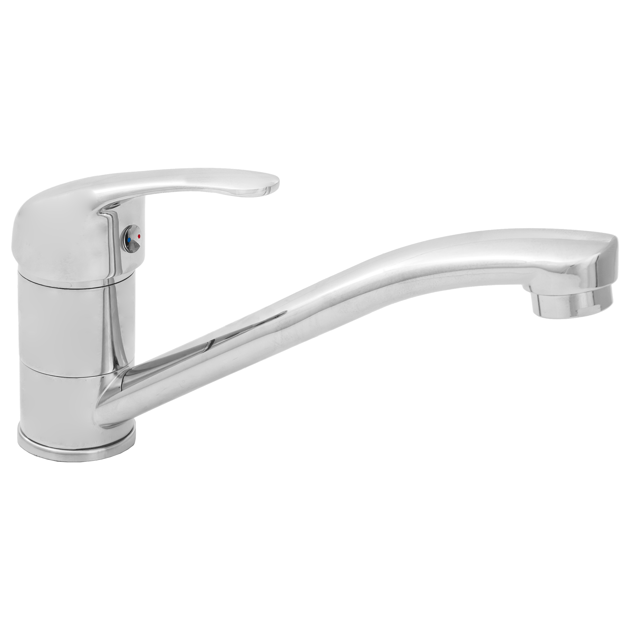 Bateria Kuchenna Kran do Zlewozmywaka Stojąca INVENA Mitris Srebrna