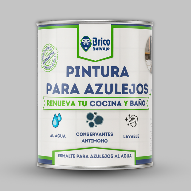 Tinta para azulejo Bricosalvaje Pérola 750 ML ACETINADO