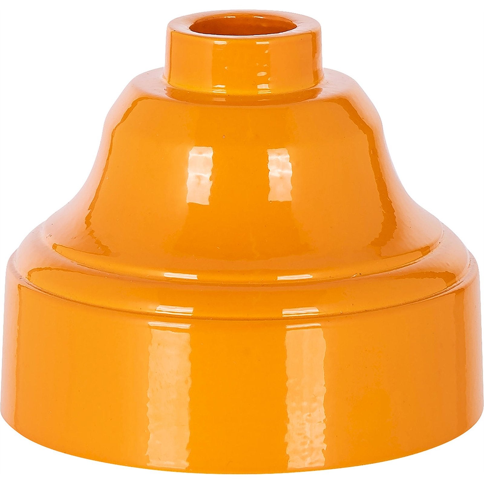 Bougeoir Dion Éclat d'Orange 10 x 10 x 8 cm Orange Soleil Doux | Leroy ...