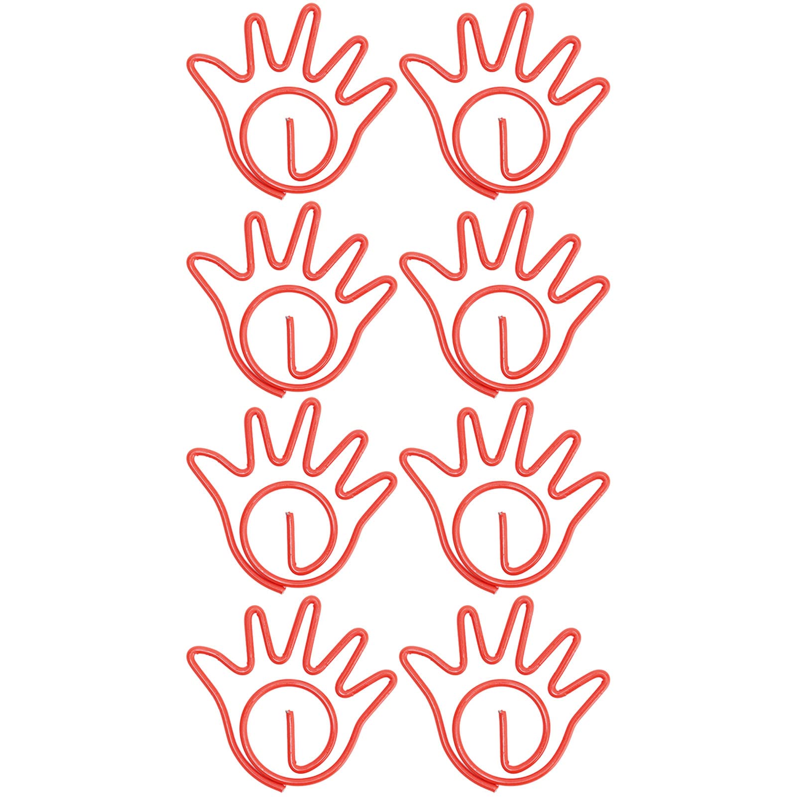 100 Trombones En Forme De Lapin - Marque-pages Antidérapants Acier Inoxydable - Déco Bureau, École - Motif Animal Mignon - Couleur Orange - 11