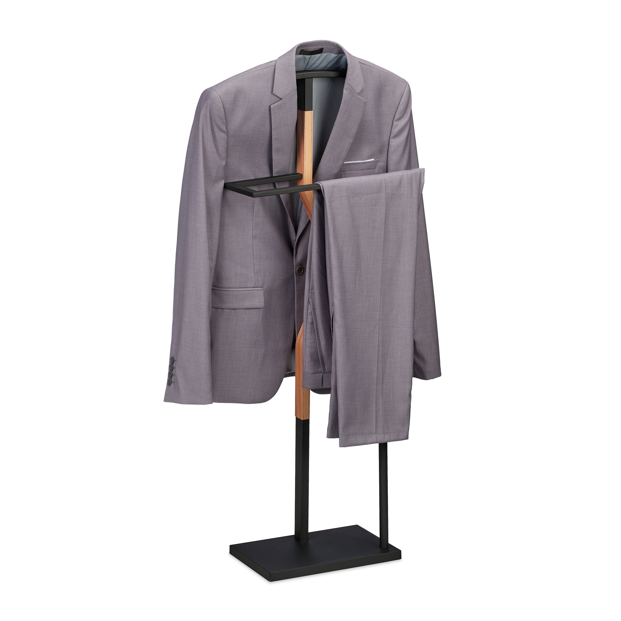 Valet de chambre, vestes et pantalons, HxLxP: env. 107x48x20 cm, métal ...